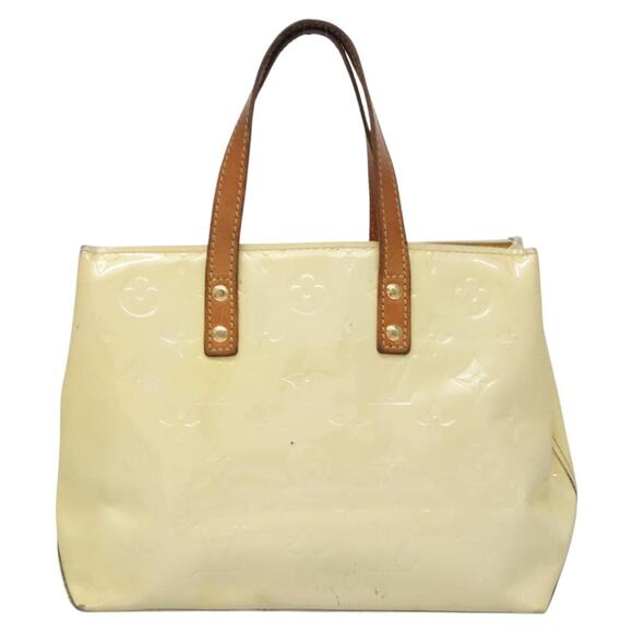 LOUIS VUITTON Monogram Vernis Reade PM Hand Bag Perle M91336 - Picture 2 of 13